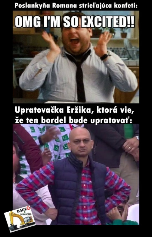 Ná le milostpani a ten bordel gdo budze pucuvac